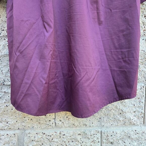 Men's MIX&NY purple, button-down casual dress shirt - Picture 12 of 16